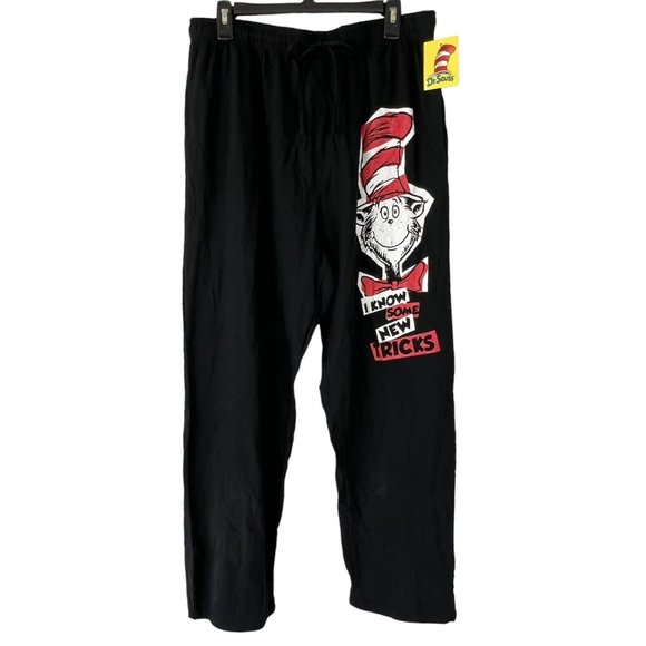 Dr Seuss Pants Nwt Mens Cat In The Hat Pajama Lounge Pants Size